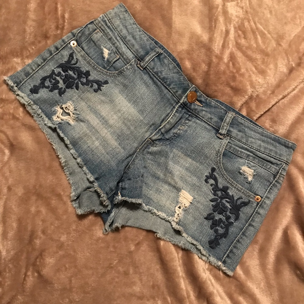Blue Jean Short Shorts